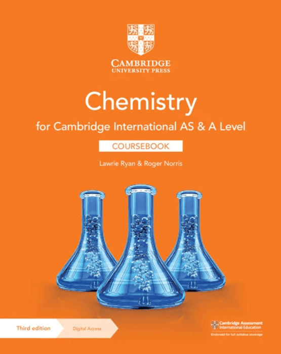Cambridge International AS & A Level Chemistry Coursebook - for CAIE 9701.